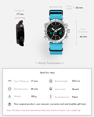 Certified Imperfect Hawk Silver Sky Blue Nylon