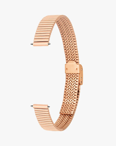 10mm Rosegold Mesh Strap