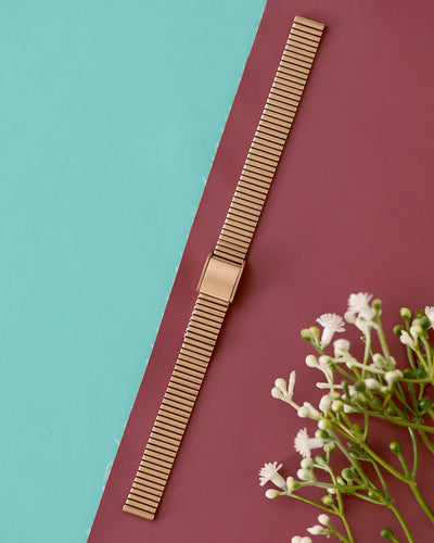 10mm Rosegold Mesh Strap