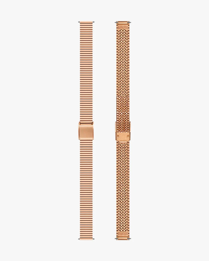 10mm Rosegold Mesh Strap