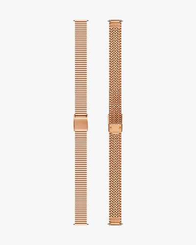 10mm Rosegold Mesh Strap