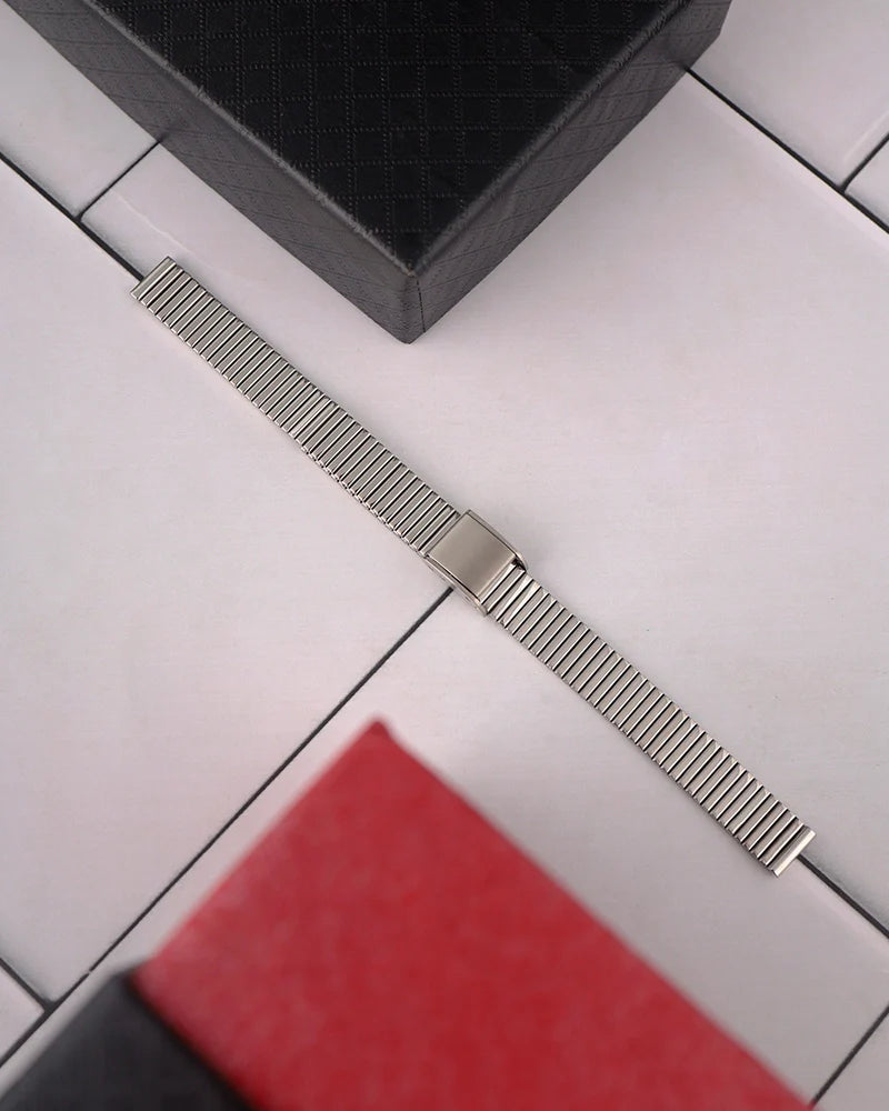 10mm Silver Mesh Strap