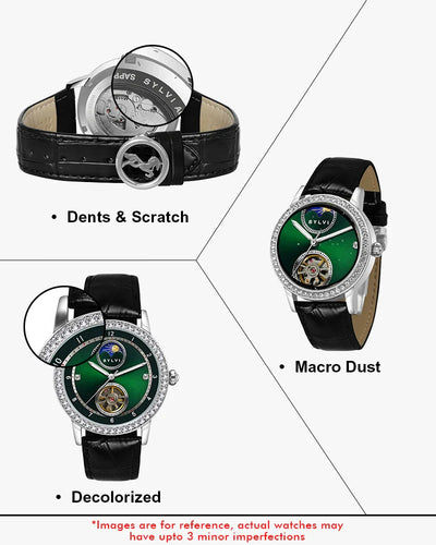 Certified Imperfect MoonStone Green Leather