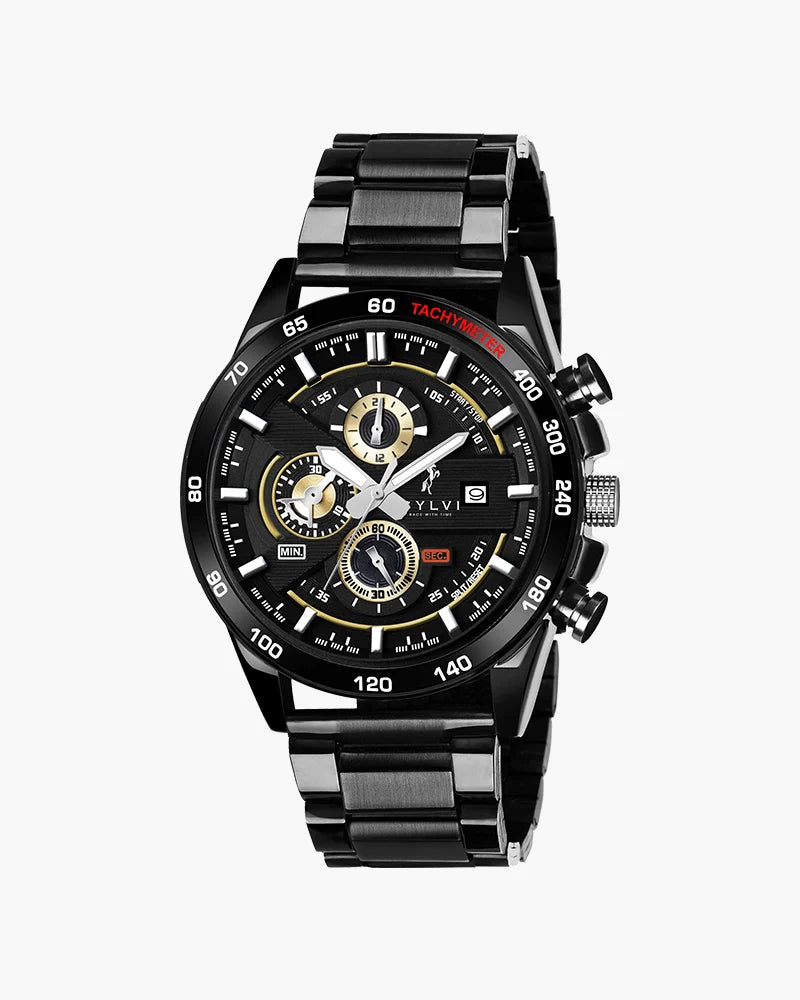 Certified Imperfect Timegrapher Gold Steel Black
