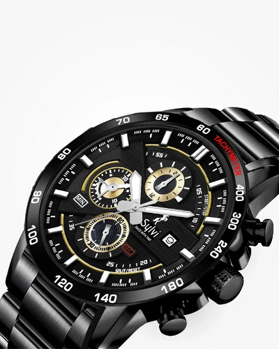 Timegrapher Gold Steel Black