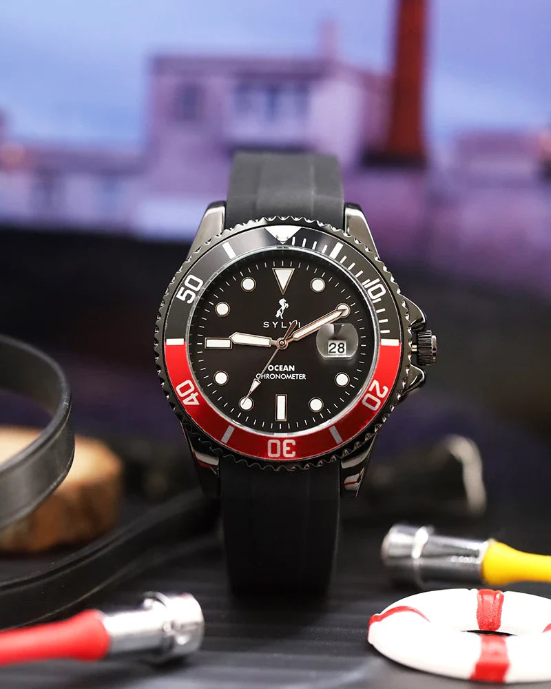 Ocean-Y Black Red