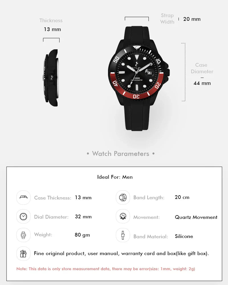 Ocean-Y Black Red