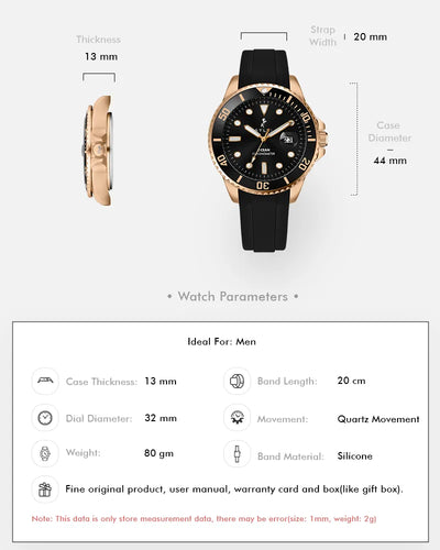 Ocean-X Black Rosegold