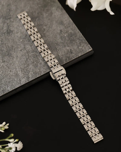 10mm Silver Steel Strap