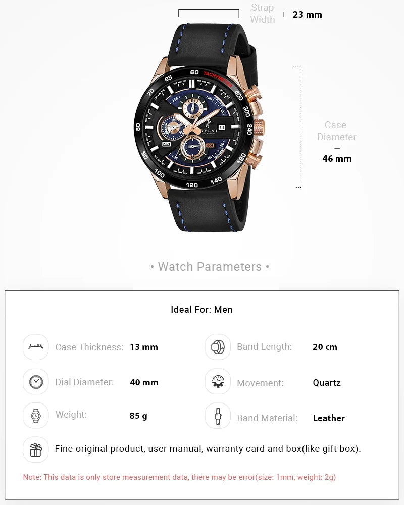 Timegrapher Rose Gold Leather