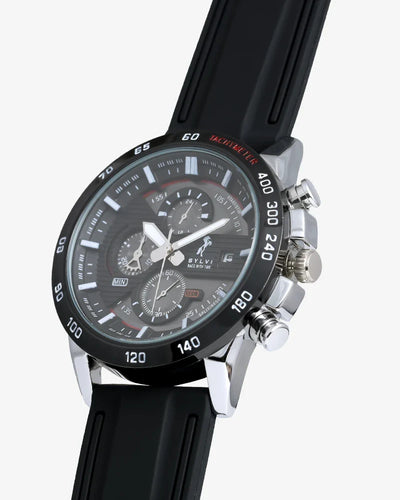 Timegrapher Red Silver Silicone