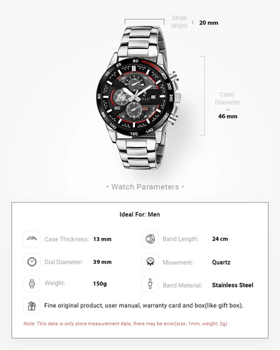 Timegrapher Red SL Steel