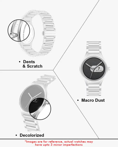 Certified Imperfect Elegare Black Silver Steel