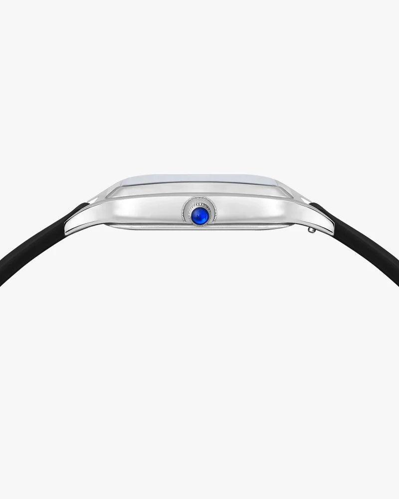 Opus Black Silver Silicone
