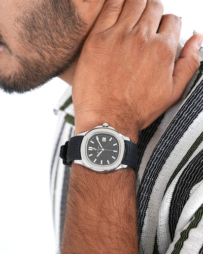 Urbanic Black Silver Silicone