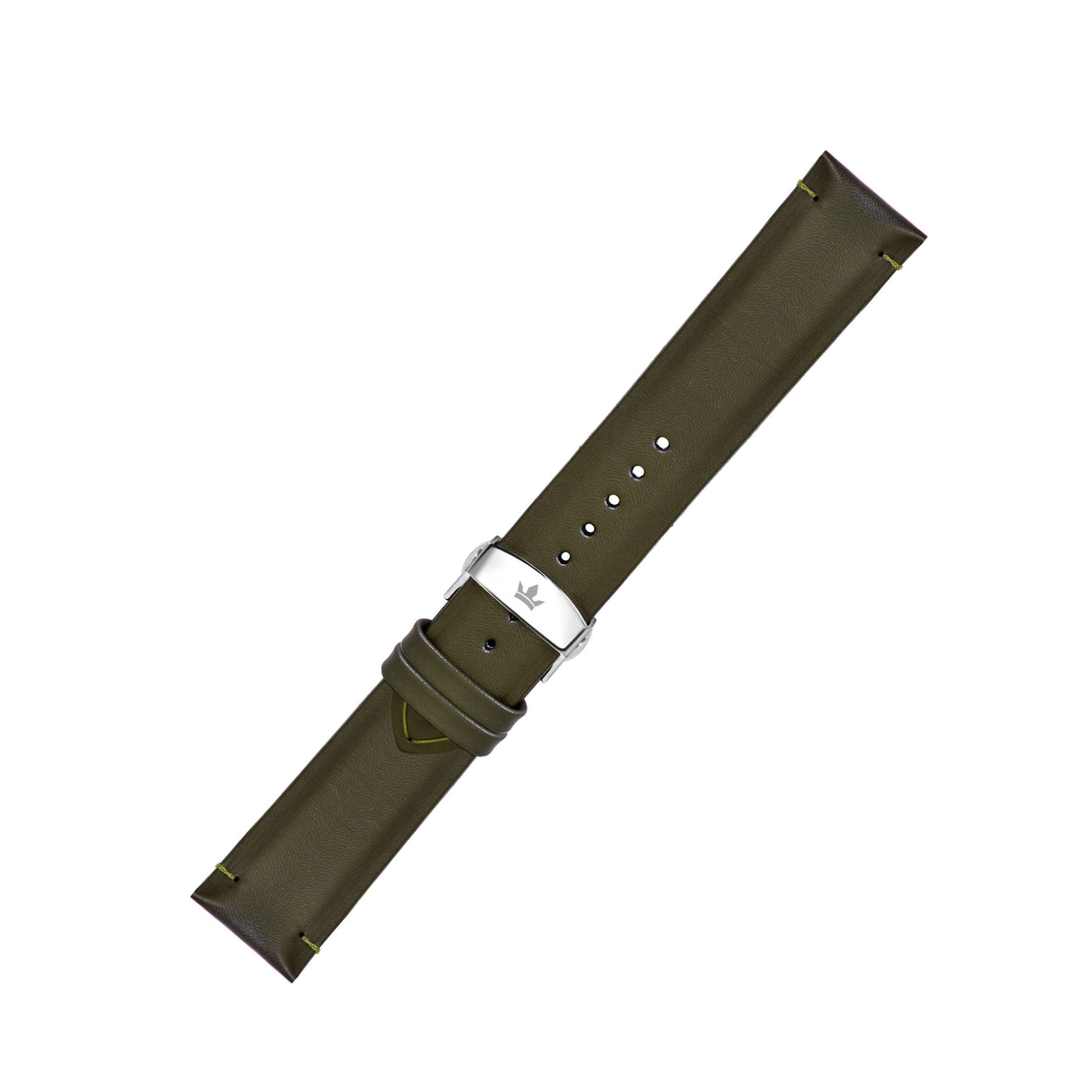 Franklord Genuine Leather Strap - Olive Green