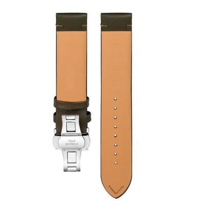 Franklord Genuine Leather Strap - Olive Green