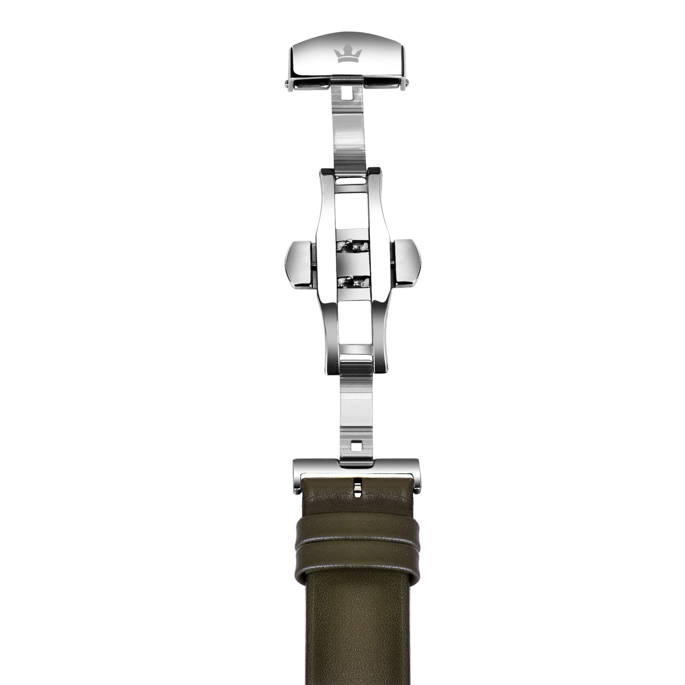 Franklord Genuine Leather Strap - Olive Green
