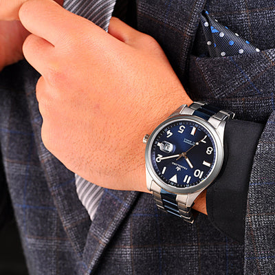 Franklord Regal Sapphire Legacy Steel - Blue Dominion Luxury Automatic Watch